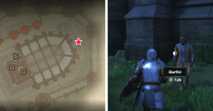 TES IV Oblivion Glarthir Great Chapel Location