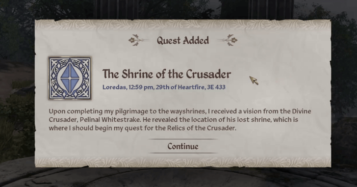 The Shrine of the Crusader