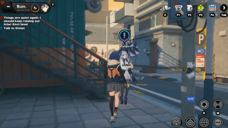 Talk to Vivian in Random Play