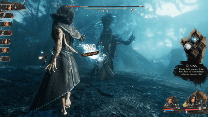 Use Ice Lance on Eveque