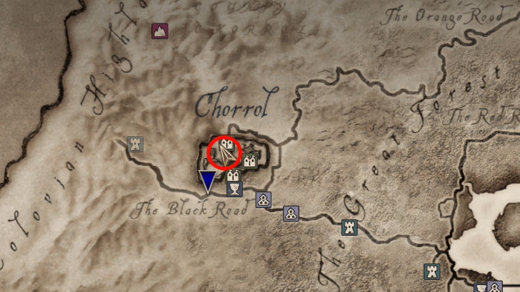 Oblivion Fingers Map