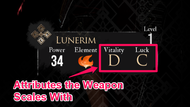 Weapons Scale off Attributes