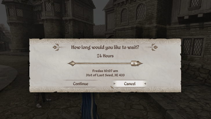 Oblivion Fingers 2 Wait Menu