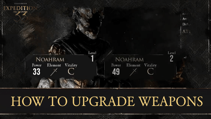 Clair Obscur Expedition 33 How to Upgrade Weapons