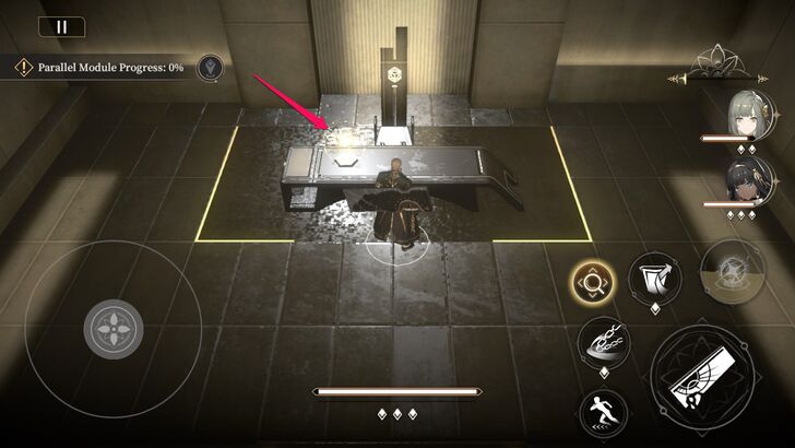 Interact with the Glowing Object