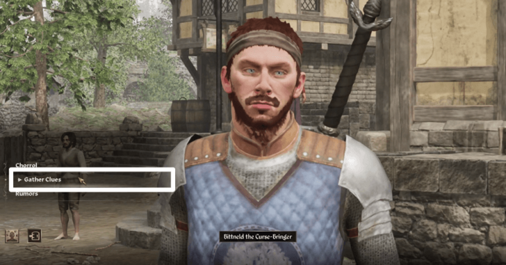 6 Talk to Bittneld the Curse-Bringer