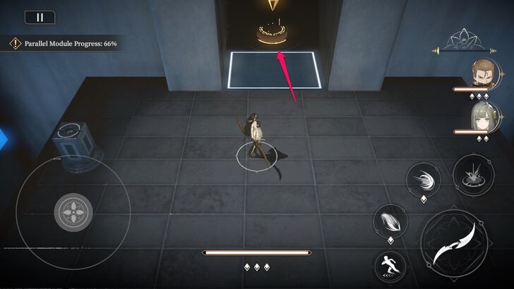 Head to the Teleporter