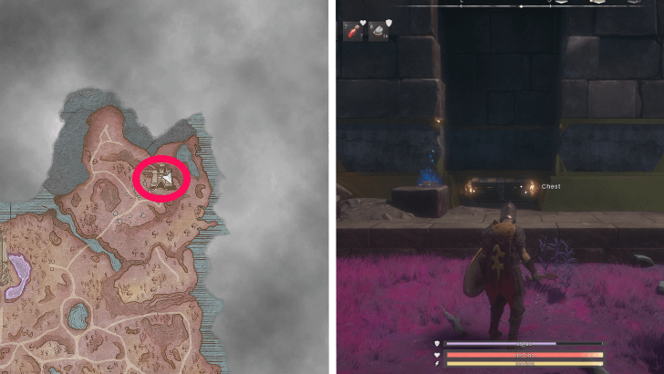 Parts of a Sinister Looking Staff Map Location