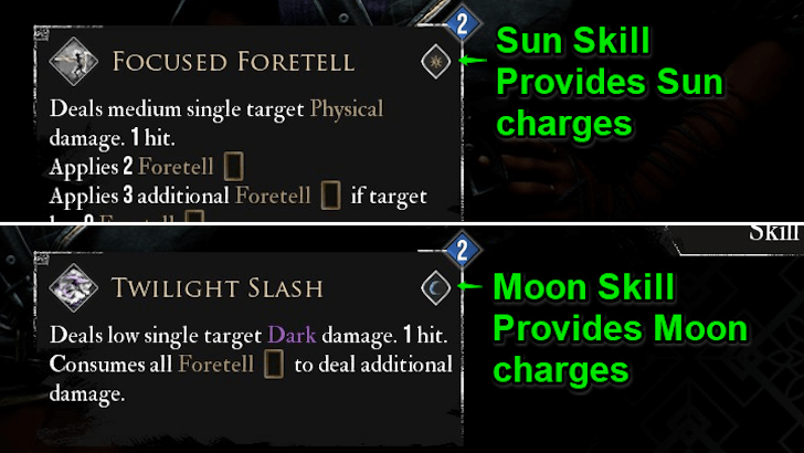 Alternate Between Her Sun and Moon Skills
