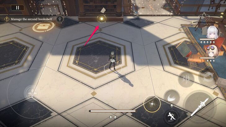 Interact with the Bookshelf