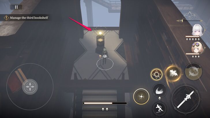 Interact with the Glowing Object