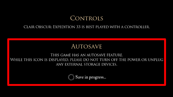 Autosave Game Progress