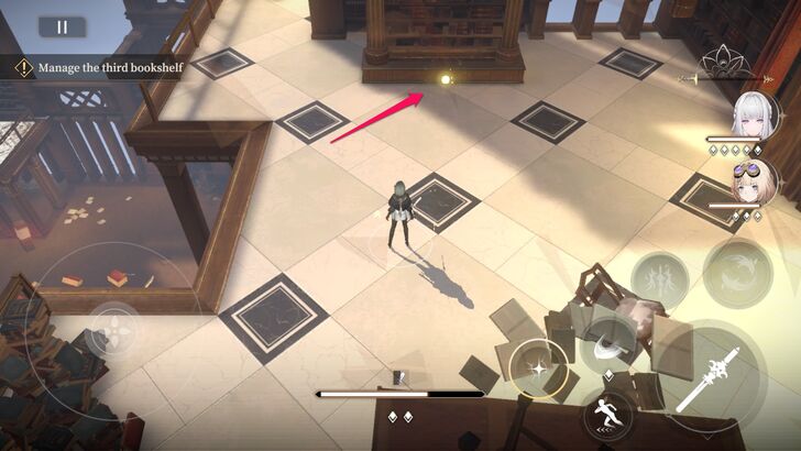 Interact with the Bookshelf