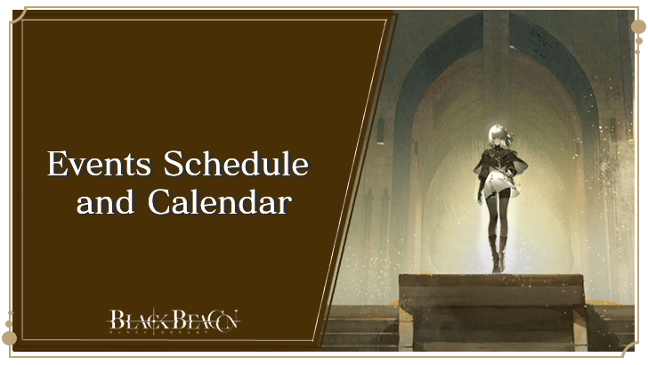 Events Schedule and Calendar