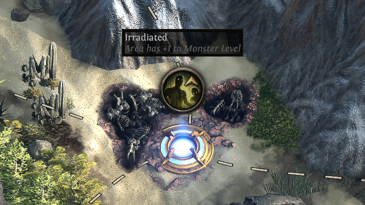 Path of Exile - Irradiated Map Mechanic