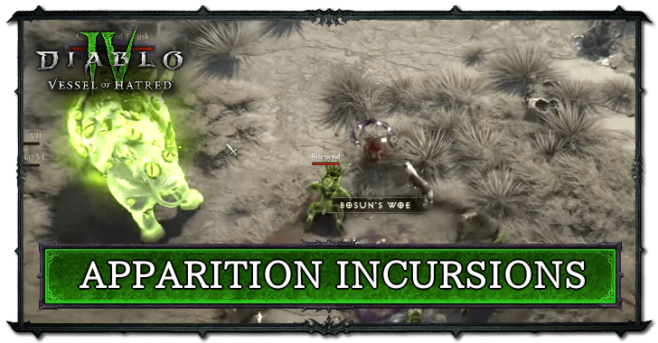 Diablo 4 (D4) - Apparition Incursions