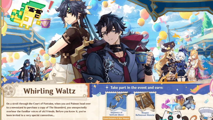 Genshin Impact - 5.6 Flagship Event - Whirling Waltz