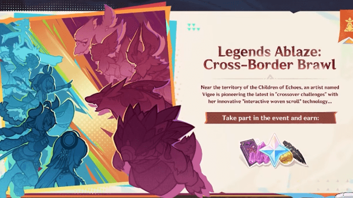 Genshin Impact - Legends Ablaze Cross-Border Brawl