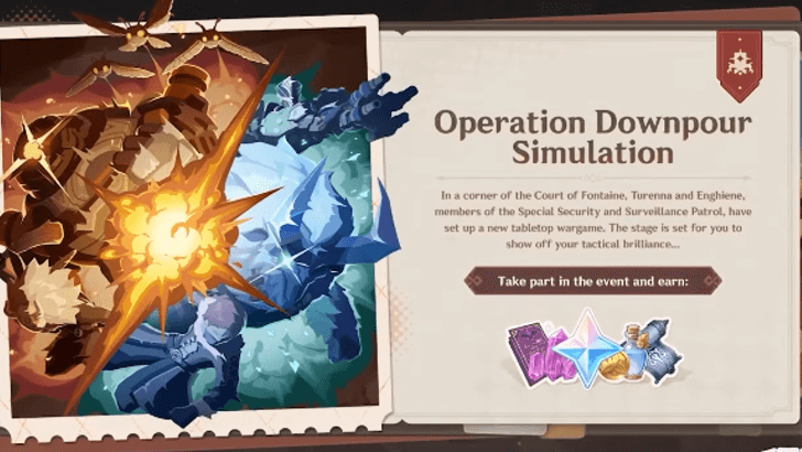 Genshin Impact - Operation Downpour Simulation