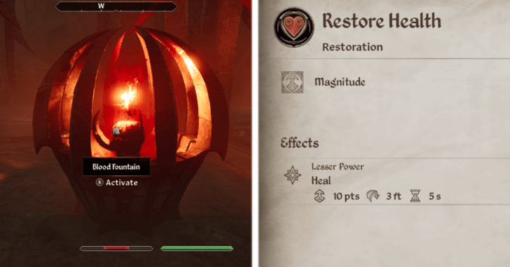 Blood Fountain Activation