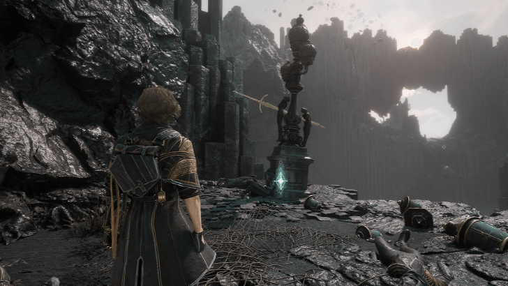 Expedition 56 Location at the Stone Wave Cliffs