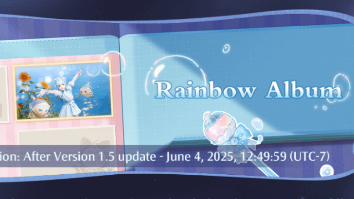 Infinity Nikki Rainbow Album Event