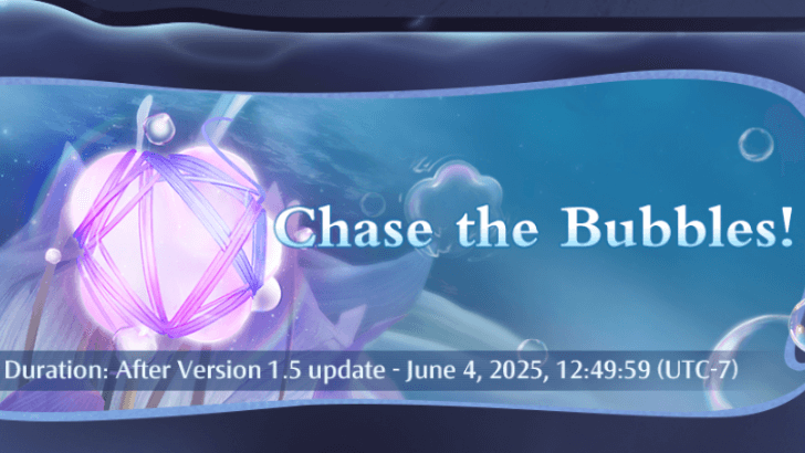 Infinity Nikki Chase the Bubbles Event