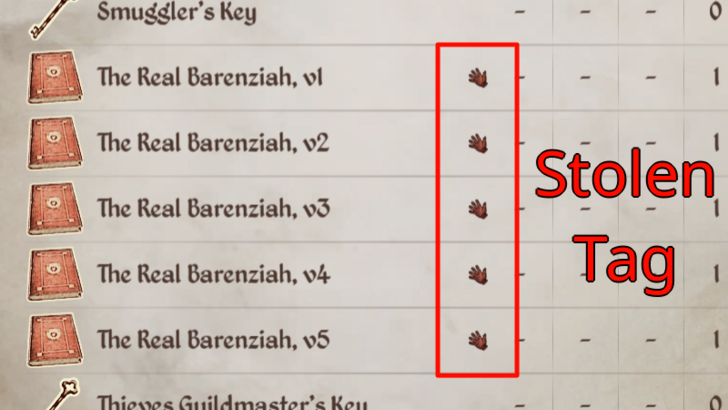 Stolen Tag