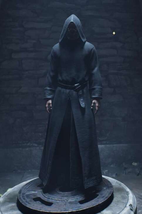 Black Hood and Robe