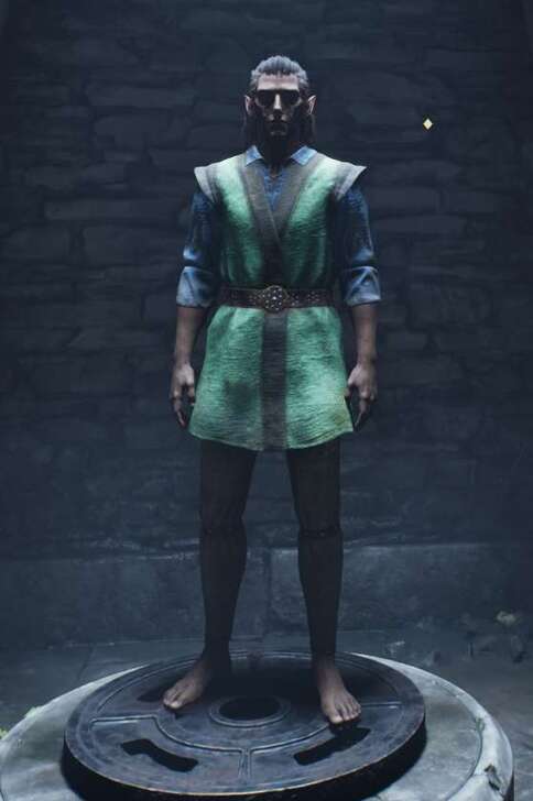 Blue and Green Outfit