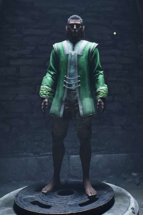 Green Brocade Doublet