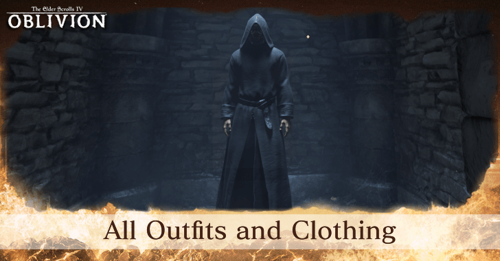 The Elder Scrolls IV Oblivion - All Outfits and Clothing