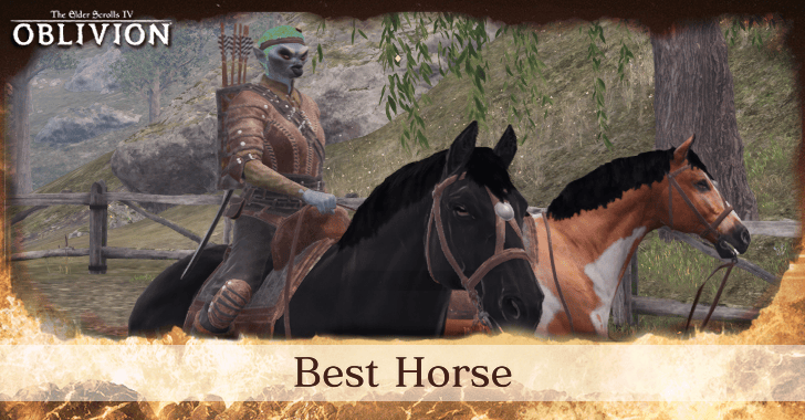 The Elder Scrolls IV Oblivion Remastered Best Horse