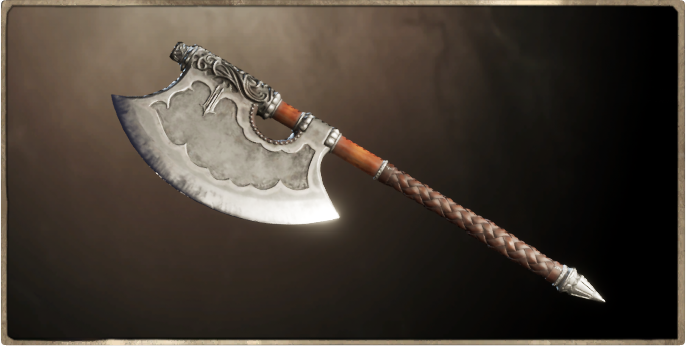 Fine Steel Battle-Axe
