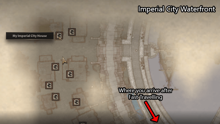 Imperial City House Map Location