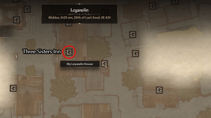 Leyawiin House Map Location