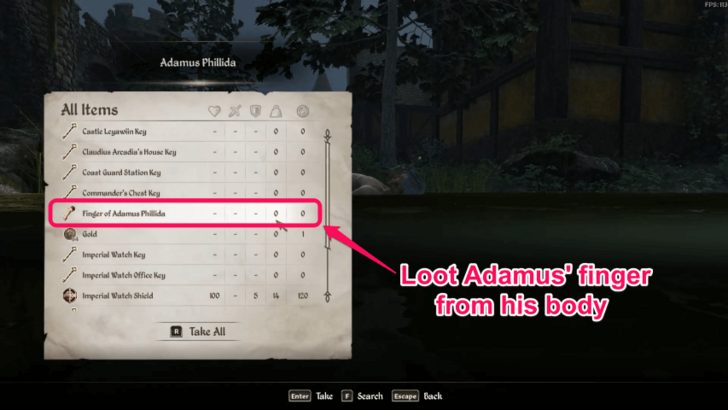 TES IV Oblivion Loot Adamus