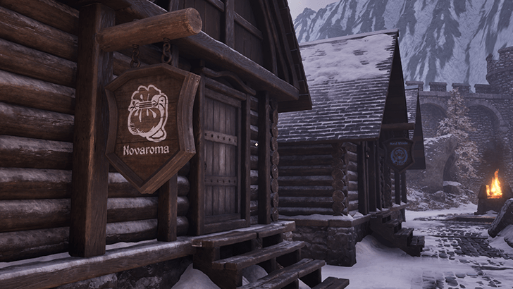 She can be found inside the Great Hall of Castle Bruma. Location