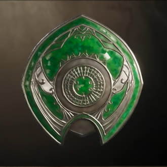 Glass Ceremonial Shield
