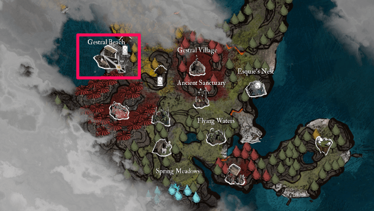 Gestral Beach Map Location.png