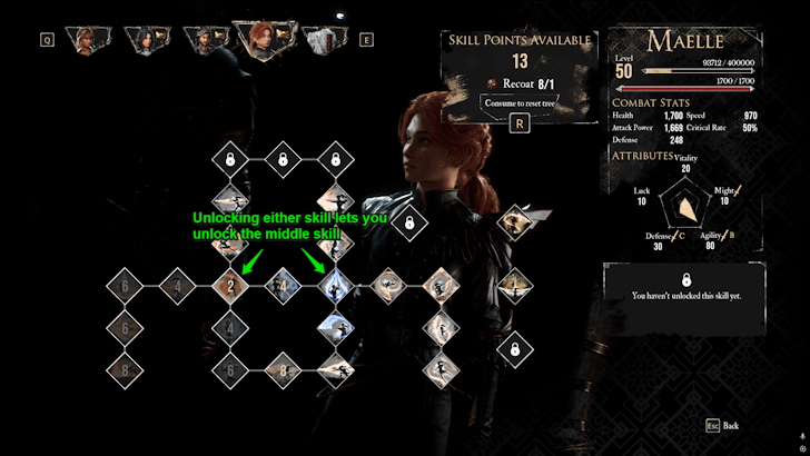 Unlock Skills by Learning Connected Skills