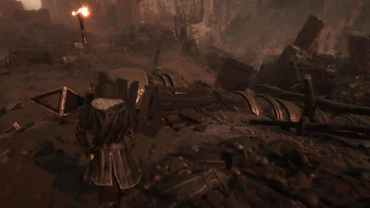 Pipe Near the Vanguard Point Flag