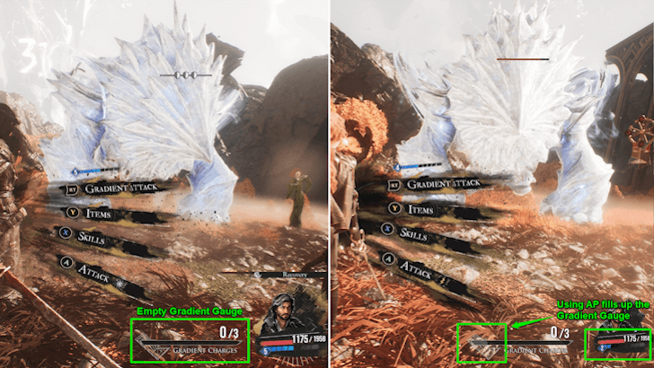 Fill Up the Gradient Gauge Using Skills