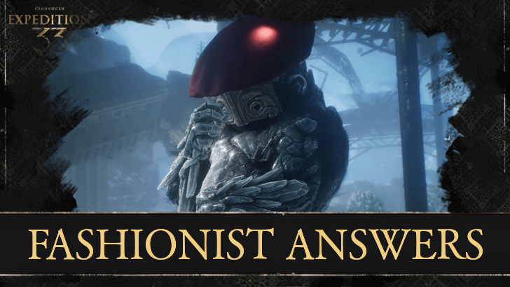 Clair Obscur Expedition 33 - Grandis Fashionist Answers and Location