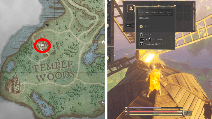 Leggings of Lightness Location