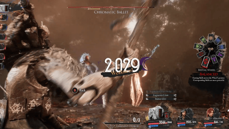 Dark aimed attack exploiting weakness