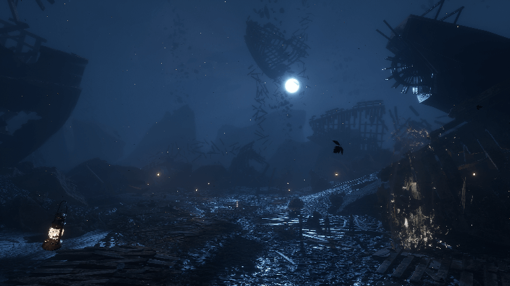 Twilight Quarry Background