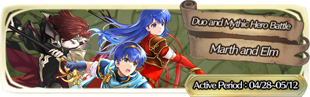 Duo and Mythic Hero Battle: Marth & Elm Banner