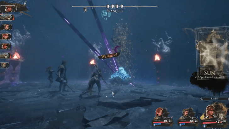 Francois weakness to Dark