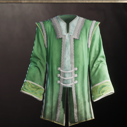 Speechcraft Green Brocade Doublet
